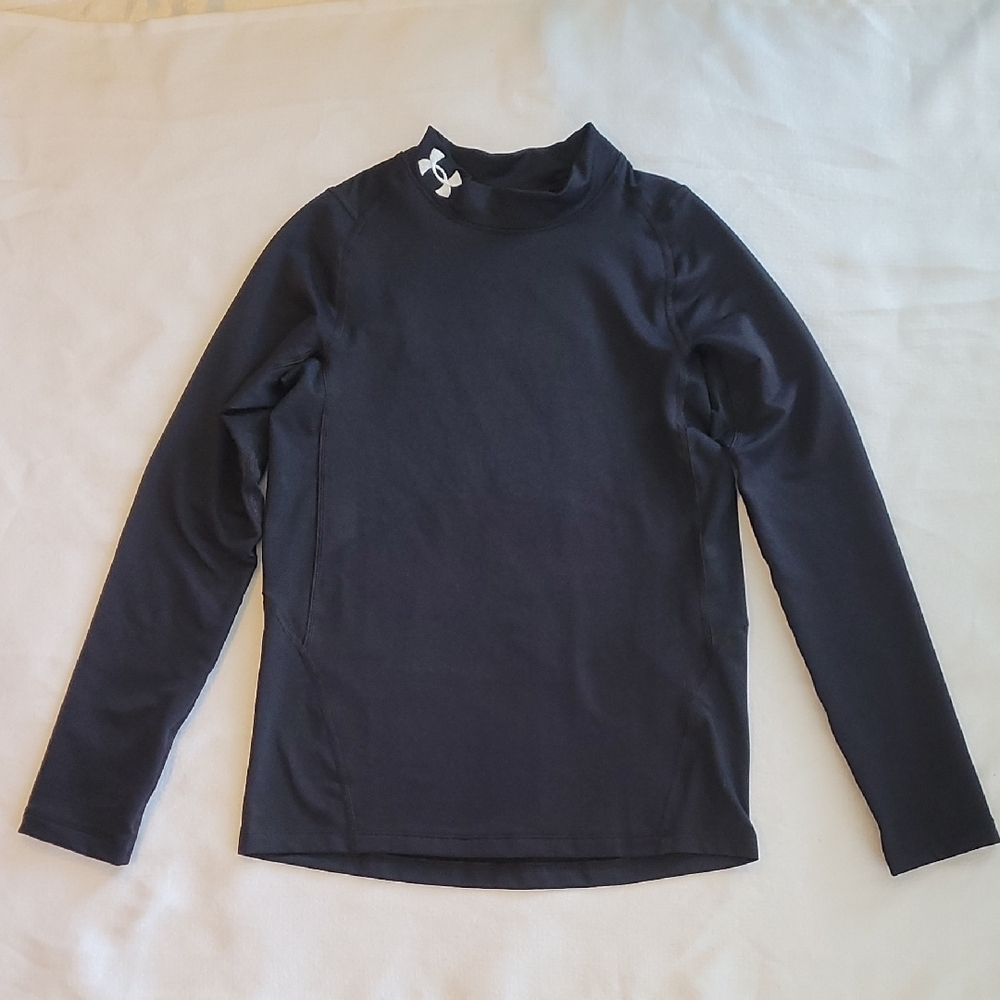 Under Armour Black Long Sleeve Top YLG